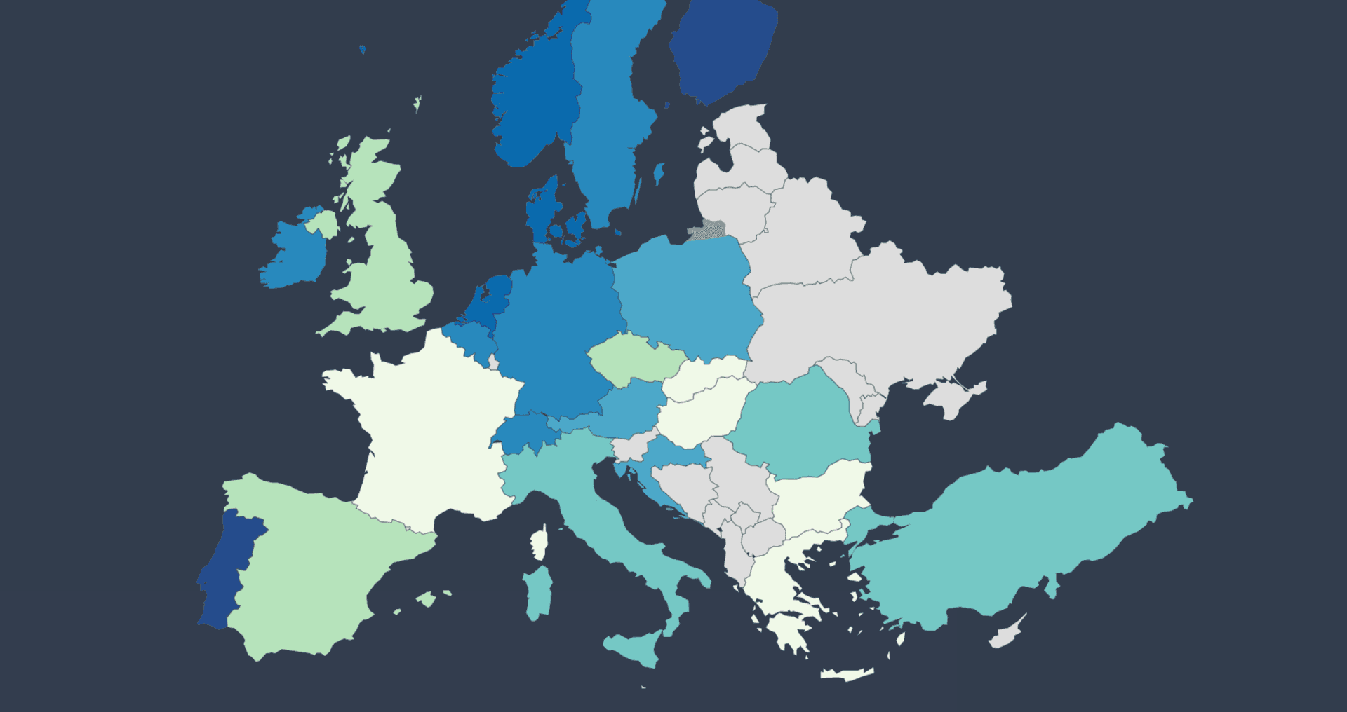 5 maps on the state of European digital news media in 2021