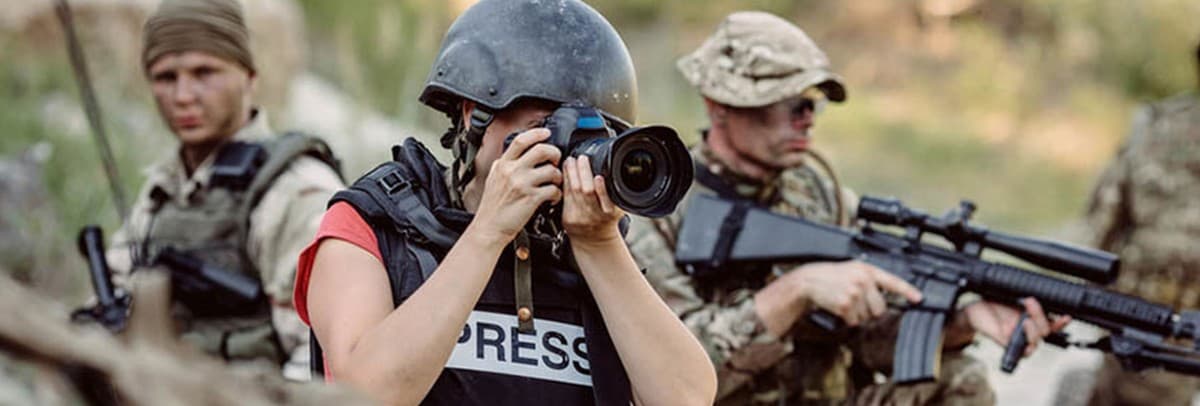 Russian forces target journalists, civilians