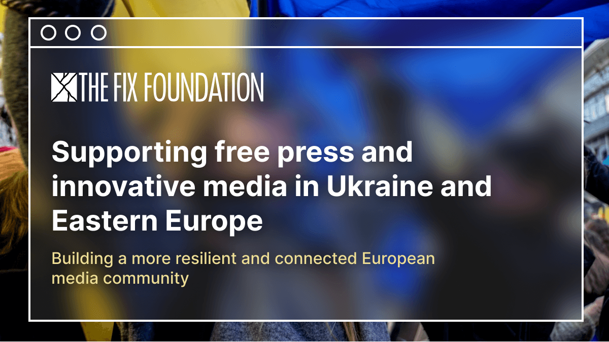 The Fix Media Foundation: an open letter