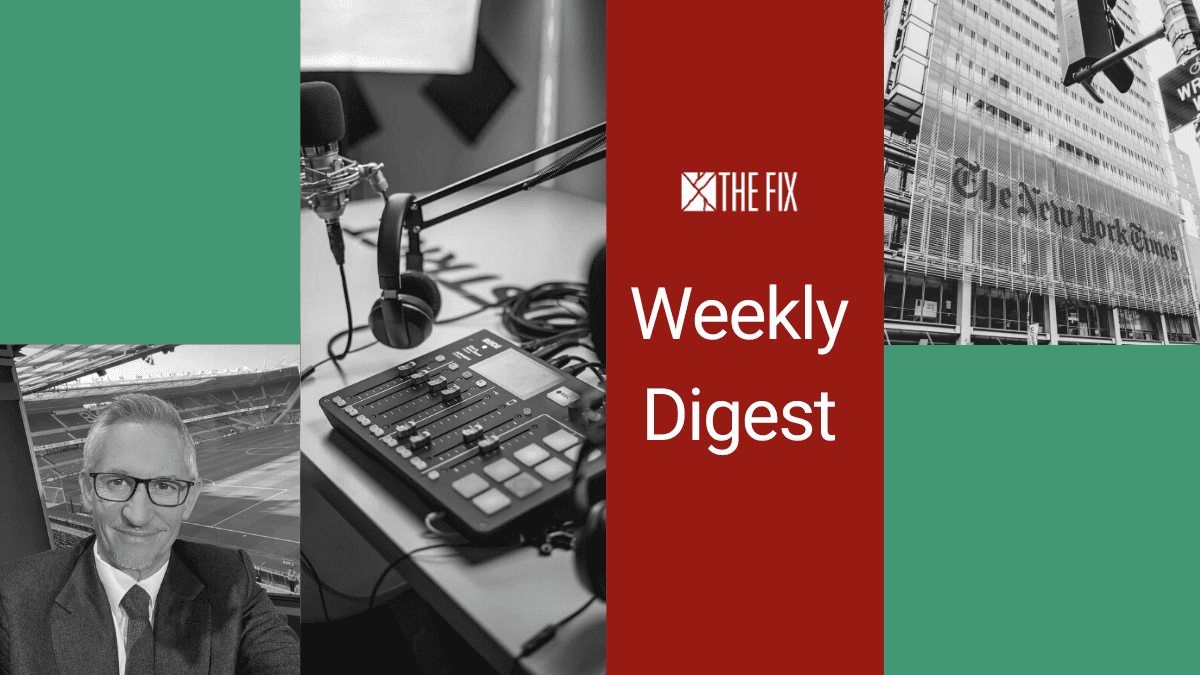 Weekly Digest: BBC turmoil, NYT testing new daily news podcast
