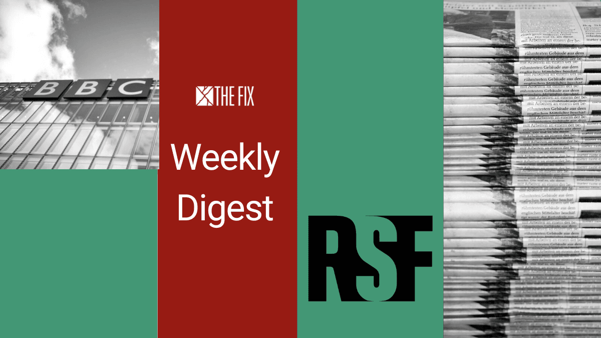 Weekly Digest: BBC chair’s resignation, world press freedom update